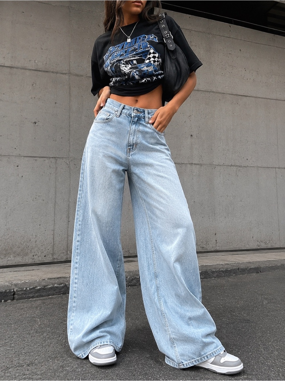 Levi’s ’94 Baggy Wide Leg Jeans Light Wash High Rise Size 24 Y2K Streetwear